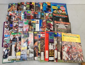 (56) Assorted SPORTS ILLUSTRATED Magazines Issues From 1968 - 1989