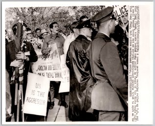 1965 Washington DC Vietnam Protest Wire Photo