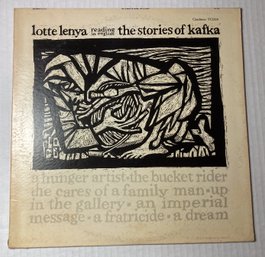 LOTTE LENYA The Stories Of Kafka LP