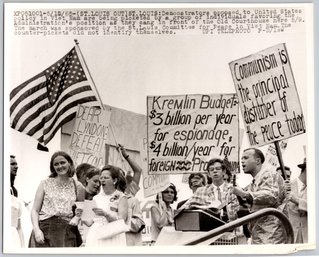 1965 St Louis Missouri Vietnam Protest Wire Photo