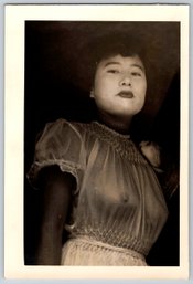 WWII Japanese Erotic Transparent Shirt Vintage Photo