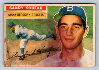 1956 Topps #79 Sandy Koufax Baseball Card