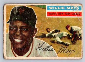 1956 Topps #130 Willie Mays Baseball Card