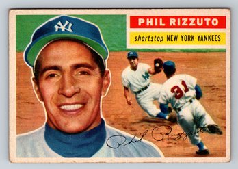 1956 Topps #113 Phil Rizzuto Baseball Card