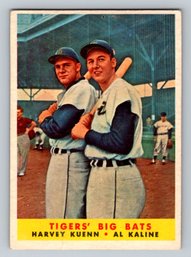 1958 Topps #304 Al Kaline Tigers Big Bats Baseball Card