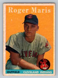1958 Topps #47 Roger Maris Baseball Rookie Card - VG-EX