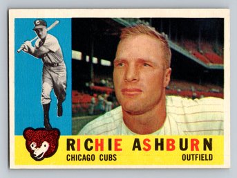1960 Topps #305 Richie Ashburn Baseball Card NM To NM-MT
