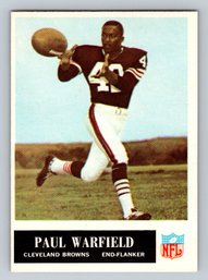 1965 Philadelphia Gum #41 Paul Warfield Football Card