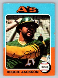1975 Topps #300 Reggie Jackson Baseball Card