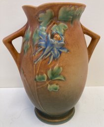 Vintage Roseville Double Handled Vase