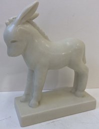 Vintage ROOKWOOD Pottery White Donkey