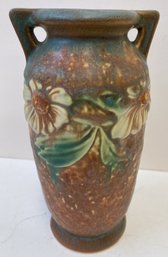 Vintage ROSEVILLE Double Handled Pottery Vase