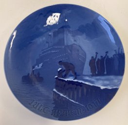 1917 Bing And Grondahl Blue And White Collectors Plate