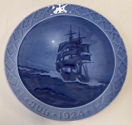 1924 Bing And Grondahl Blue And White Collectors Plate