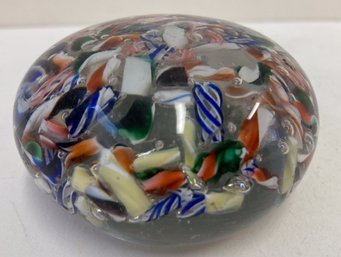 Vintage Multi-Colored Paperweight