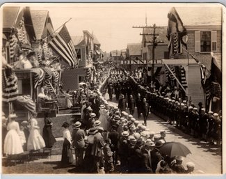 1910 President Taft Provincetown Cape Cod Parade Original Photo