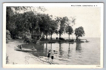 1920's Constantia New York Will's Park Postcard
