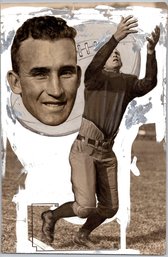 1925 University Of California Earl Jabs Oversized Football Photo