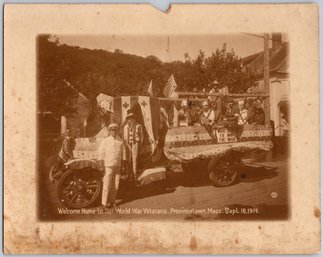 1919 WWI Veterans Provincetown MA Cape Cod Vintage Photo