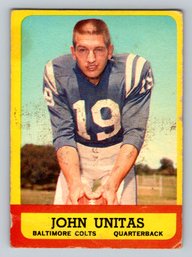 1963 Topps #1 Johnny Unitas Football Card Good #3