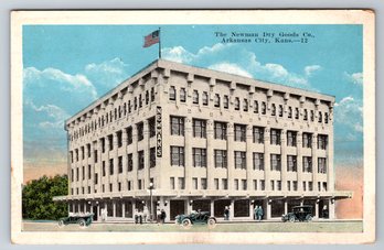 1910's Arkansas City Kansas The Newman Dry Goods Co Postcard