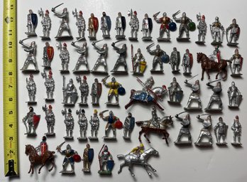 (54) Vintage Metal Soldiers Lot #4