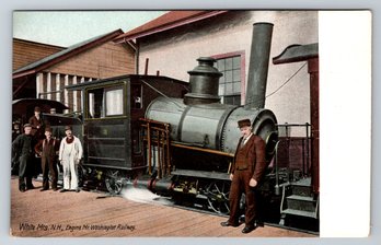 C. 1905 White Mountains Mt Washington NH Early Train Postcard