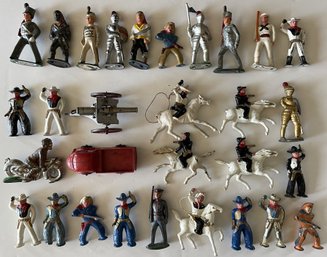 (30) Vintage Metal Soldiers/Figurines Lot #7