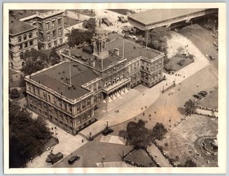 1932 New York City Hall News Service Photo - Type 1