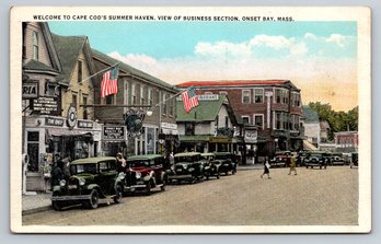 1920s Onset Bay Cape Cod MA Postcard