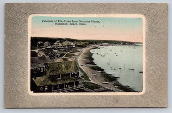 1912 Monument Beach MA Cape Cod Postcard