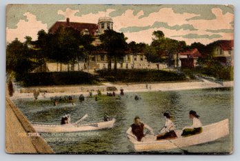 1910s Onset MA Cape Cod Pine Tree Inn Point Independence Postcard