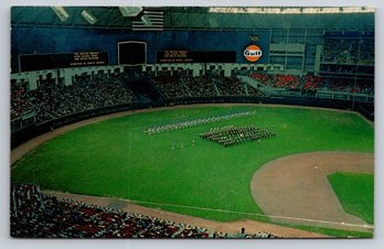 1960s Astrodome Houston TX Baseball Postcard