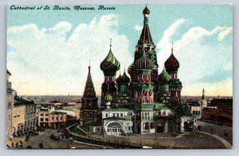 1910 Moscow Russia Postcard