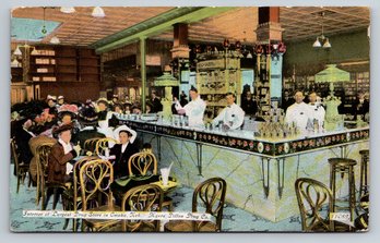 1908 Omaha NE Myers Dillon Drug Co Ice Cream Soda Fountain Postcard