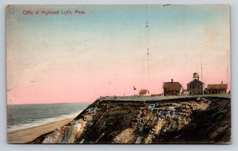 1910s Truro Cape Cod MA Highland Lighthouse Postcard