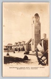 1930s Bloomfield Hills MI Cranbrook School Real Photo Postcard RPPC