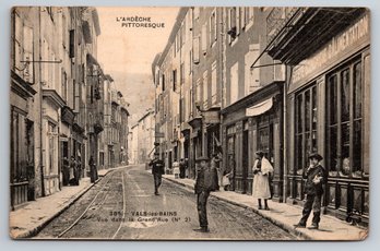 1910s France Vals Les Bains Postcard