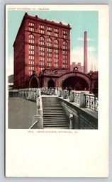 C. 1905 Pittsburgh PA Union Train Station Postcard