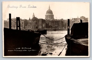 1950 London Real Photo Postcard RPPC