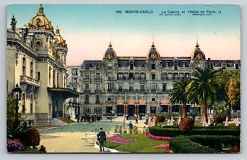 1920s Monte Carlo Casino Postcard