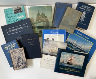 Collection Of Marine, Ship Paintings & Memorabilia Books