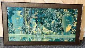 1919 Maxfield Parrish Original Lithograph Garden Of Allah Framed