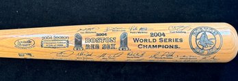 (2) 2004 Boston Red Sox Limited Edition World Series Champions Engraved Baseball Bats