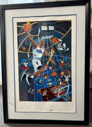 Michael Jordan Autographed Limited Edition Space Jam Lithograph #223 Of 500 - UDA