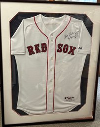 Jim Lonborg Boston Red Sox Autographed Framed And Matted Jersey Cy Young 1967