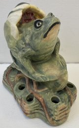 Vintage WELLER Pottery Frog