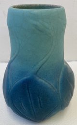 Vintage Van Briggle Multi Colored Blue Vase