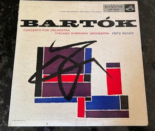 Fritz Reiner / Bartok Concerto For Orchestra LP LM-1934 Red Seal