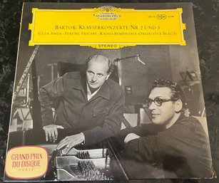 Classical LP - Geza Anda & Ferenc Fricsay Bartok Piano Concertos DG 138 111